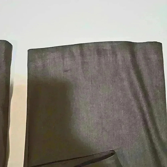 Alfani Women's pants sz 16W color brown wide leg flat front palazzo linen blend - Picture 6 of 15